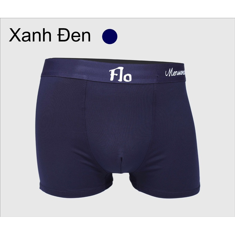 Quần boxer Flo Menswear combo mua 3 tặng 1 chất liệu cotton lạnh thoáng mát co giãn thoải mái