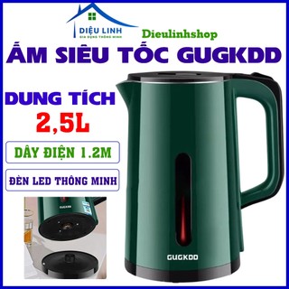 Ấm siêu tốc guckoo,ấm đun nước siêu tốc công suất cao 1500w bình đun nước siêu tốc 2 lớp dieulinhshop
