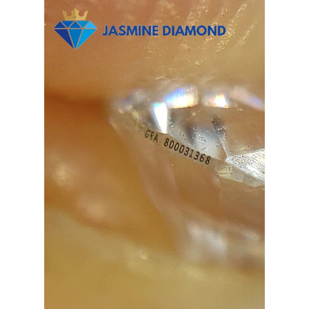 Kim cương nhân tạo Mỹ Moissanite giác cắt tròn
