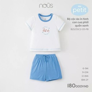 <xả kho,inb size+màu>bộ cộc nous