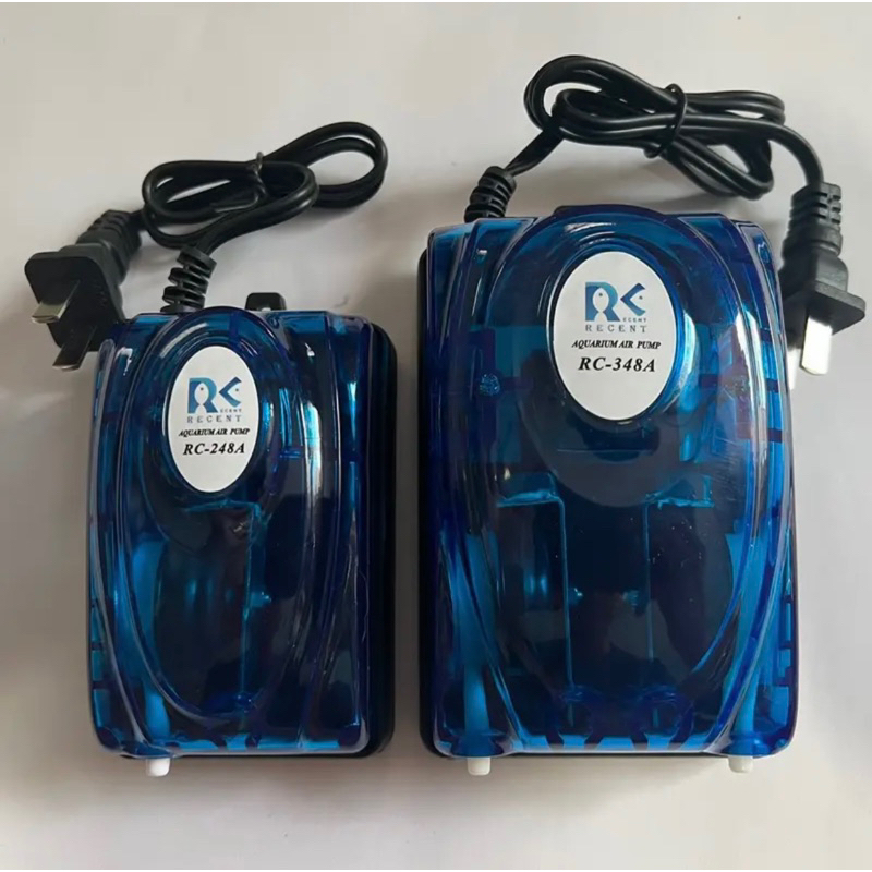 Máy sục sủi khí oxy 2 vòi 5W RECENT RC348a cho hồ cá máy oxy RC-348a
