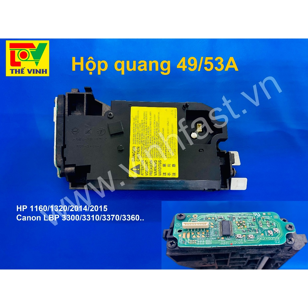 HỘP QUANG 49a, 53a MÁY IN HP 1160, 1320, 3390, 2014, 2015 - Canon LBP 3300, 3370, 3310 ..
