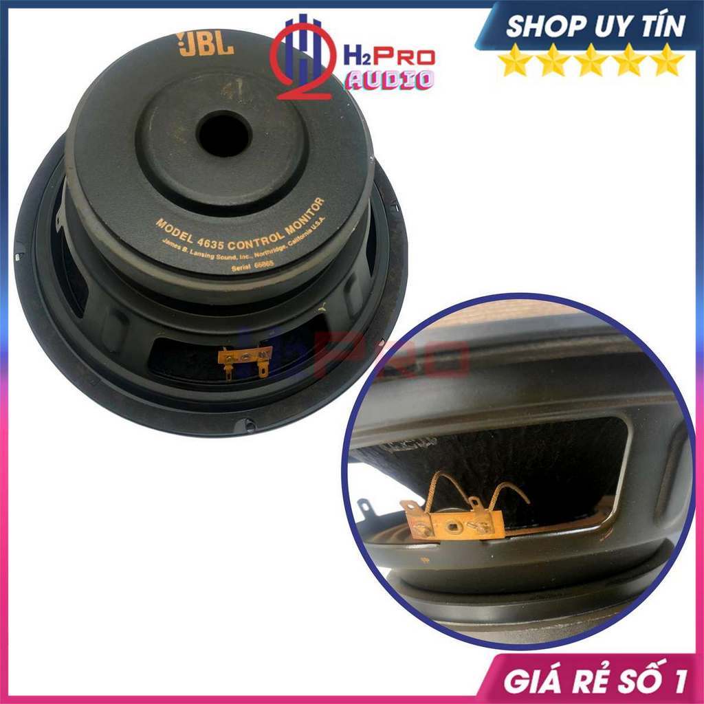 Đôi Loa Bass 25 Coil 65 4 Lớp Jbl 4635 600W , Loa Rời Bass 25 Từ 155 - Gân Xốp Mút - Màng Cacbon -H2Pro Audio