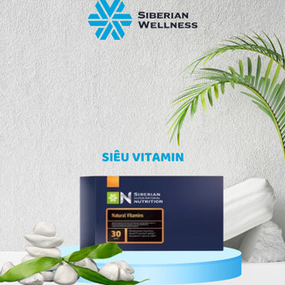 Siêu vitamin Natural Vitamins - Siberian Wellness - Nâng cao khả năng làm việc - Hộp 30 túi, 4 viên/túi