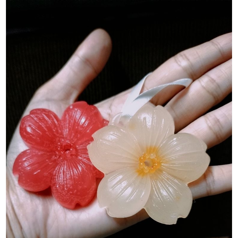 Sáp Treo/Thạch Cao Ko Màu Hình Hoa Anh Đào 🌸 Dùng Khuếch tán Tinh dầu/ Nước hoa Làm Thơm phòng, tủ quần áo, ô tô