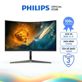 Màn hình Cong Philips 325M2CRZ/70 I 31.5 inch I 2K QHD I VA I 165Hz I 1ms I AMD FreeSync I Bảo hành 3 năm