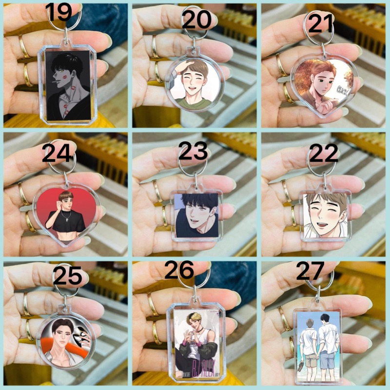 Móc treo khoá yaoi BJ ALEX / Móc khoá hình bj alex yaoi anime bj alex