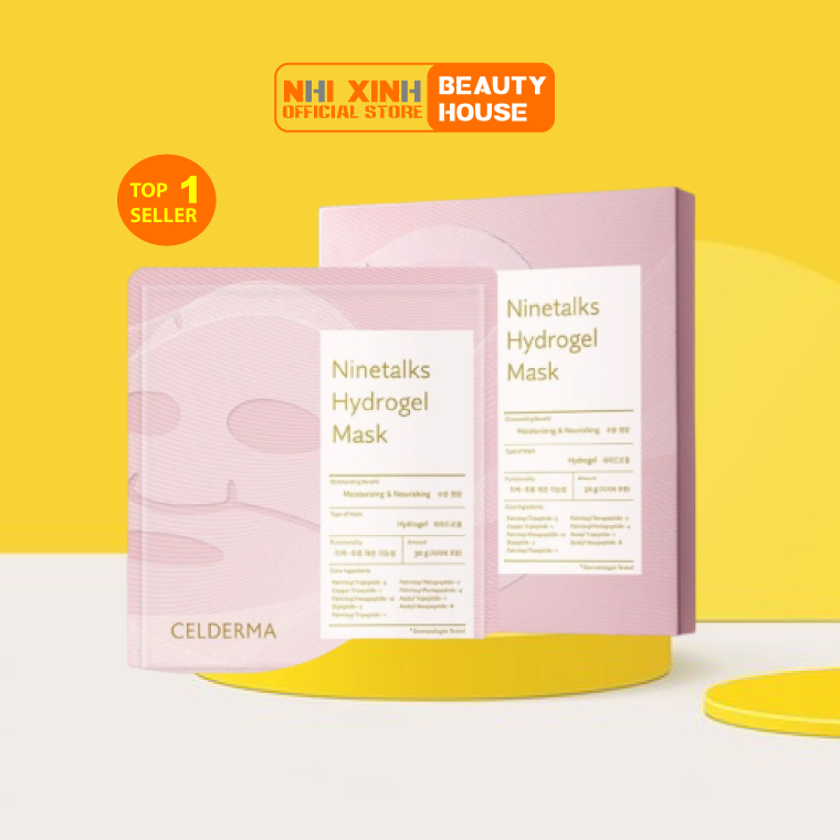 Mặt Nạ Celderma Ninetalks Hydrogel Mask