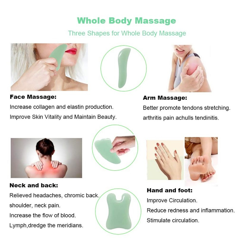 Ngọc cạo gió mặt và ĐÁ massage cơ thể