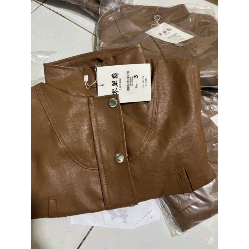 Áo khoác da cho bé