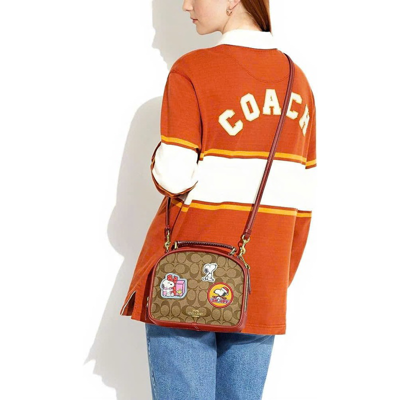 📛SALE📛TÚI C LUNCH PAIL SNOOPY BOX NỮ ĐEO CHÉO