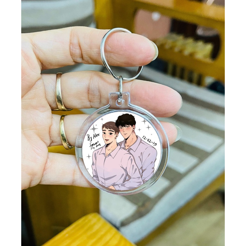 Móc treo khoá yaoi BJ ALEX / Móc khoá hình bj alex yaoi anime bj alex