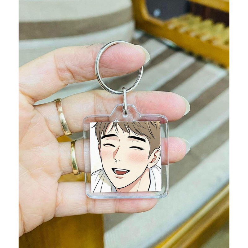 Móc treo khoá yaoi BJ ALEX / Móc khoá hình bj alex yaoi anime bj alex