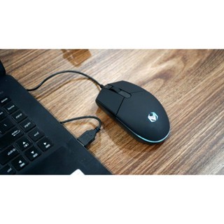 Chuột Máy Tính Gaming Có Dây MIXIE M02A Lapto Đèn LED Viền RGB Siêu Bền - Hàng Chính Hãng