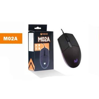 Chuột Máy Tính Gaming Có Dây MIXIE M02A Lapto Đèn LED Viền RGB Siêu Bền - Hàng Chính Hãng