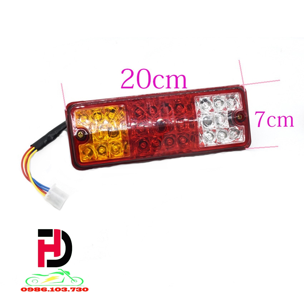 ĐÈN HẬU XE BA GÁC ĐÈN HẬU XE BA BÁNH XE TẢI NHỎ 12V-48V-60V 1 CẶP