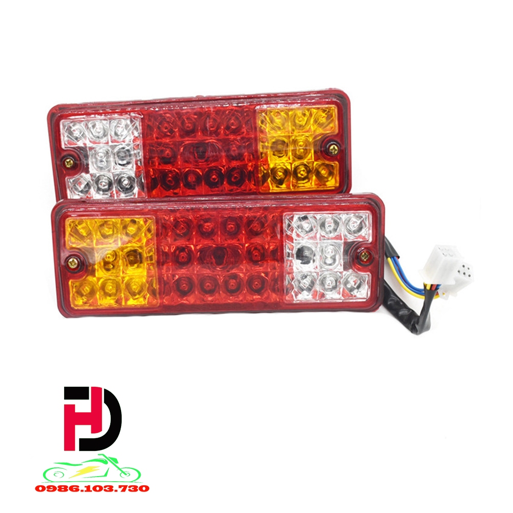 ĐÈN HẬU XE BA GÁC ĐÈN HẬU XE BA BÁNH XE TẢI NHỎ 12V-48V-60V 1 CẶP