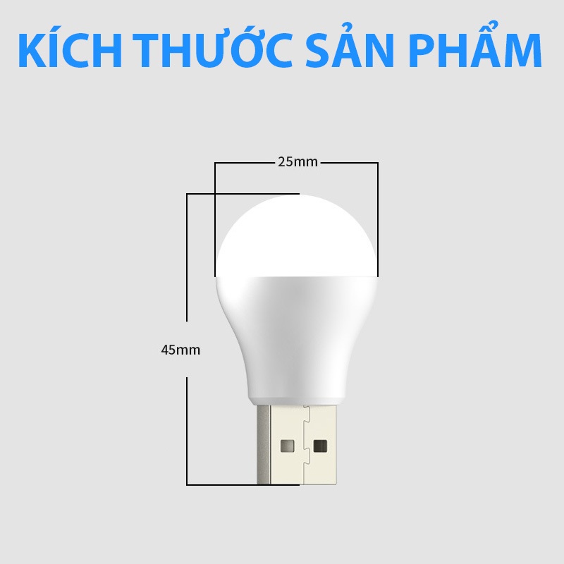 Đèn LED Mini Đọc Sách Đèn Ngủ Bảo Vệ Mắt Cổng Sạc USB Siêu Sáng Nhỏ Gọn Tiện Lợi | BigBuy360 - bigbuy360.vn