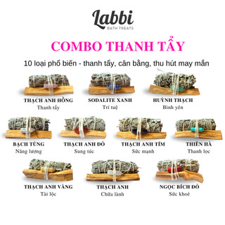 Tổng hợp combo xông nhà từ 10 loại đá thanh tẩy giúp thu hút năng lượng