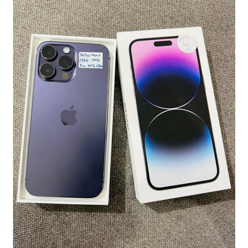 Điện Thoại l/P 14 Pr0/max 256GB - Hàng chính hãng, bảo hành 12 tháng hoàn tiền đổi trả trong 7 ngày đầu