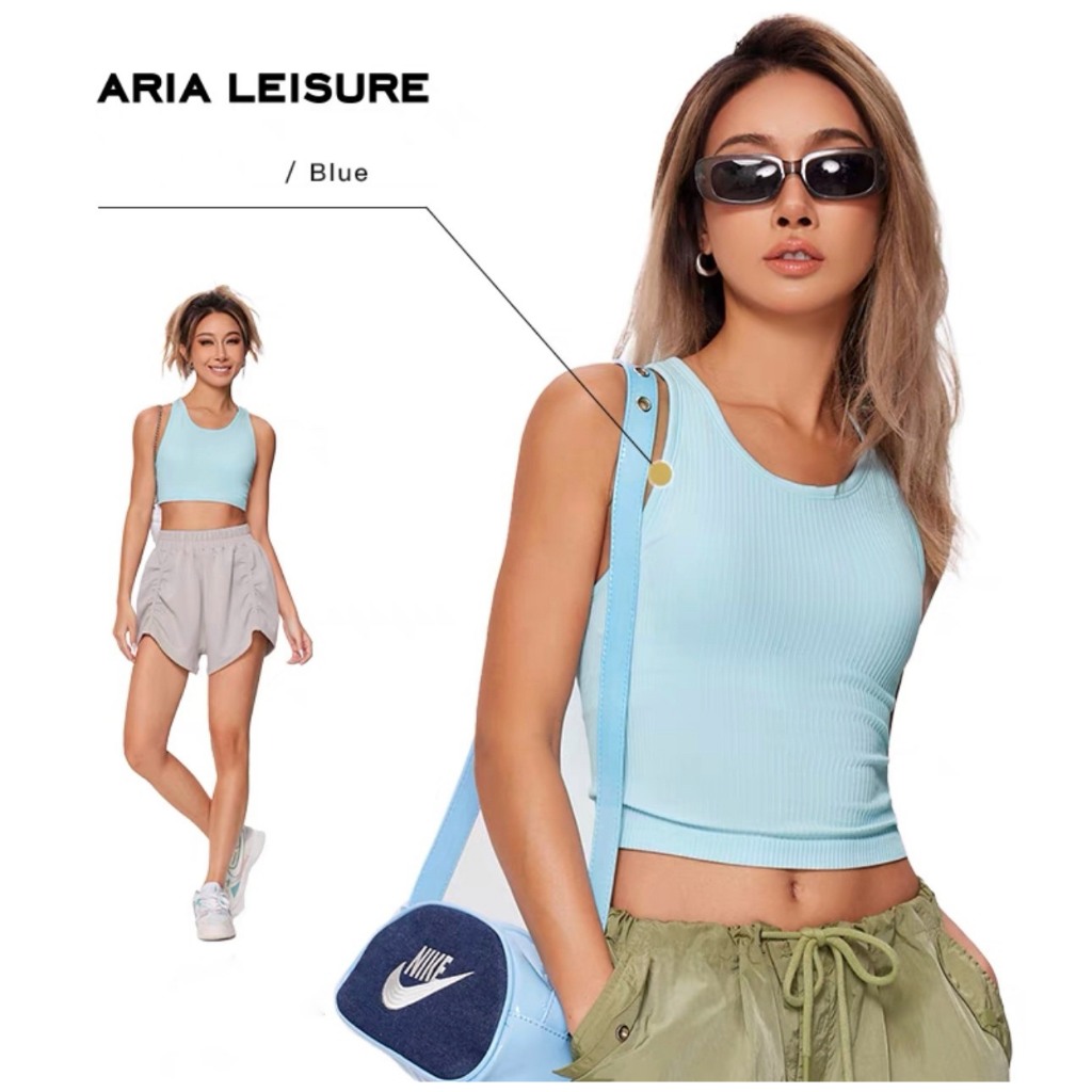 Áo tank 2in1 thun tăm  Aria