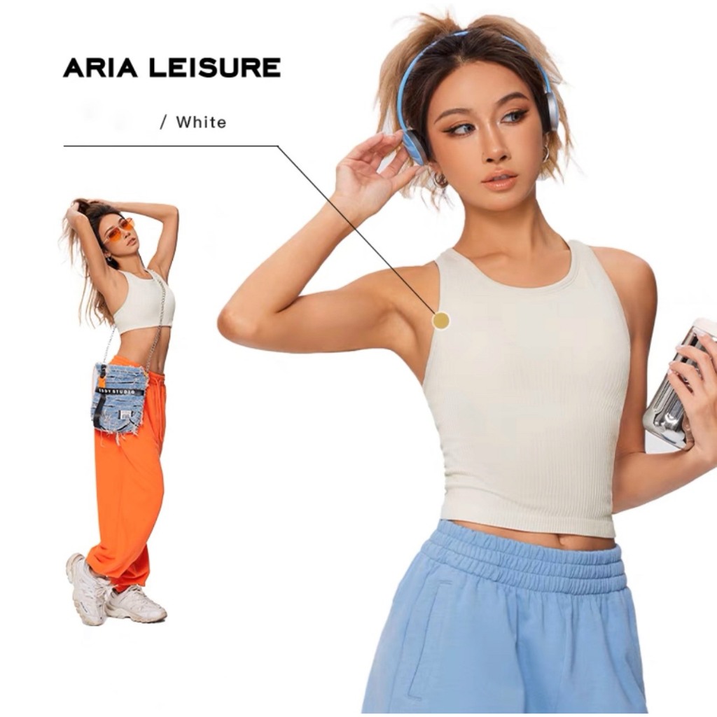 Áo tank 2in1 thun tăm  Aria