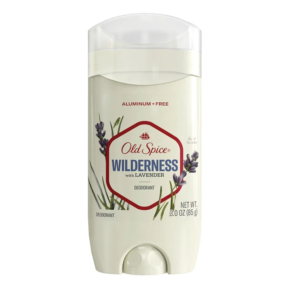 Lăn Khử Mùi Old Spice Wilderness With Lavender 85g (Sáp Xanh)