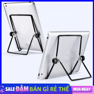 Giá đỡ điện thoại, máy tính bảng khung sắt gấp gọn, chất liệu sắt sơn tĩnh điện