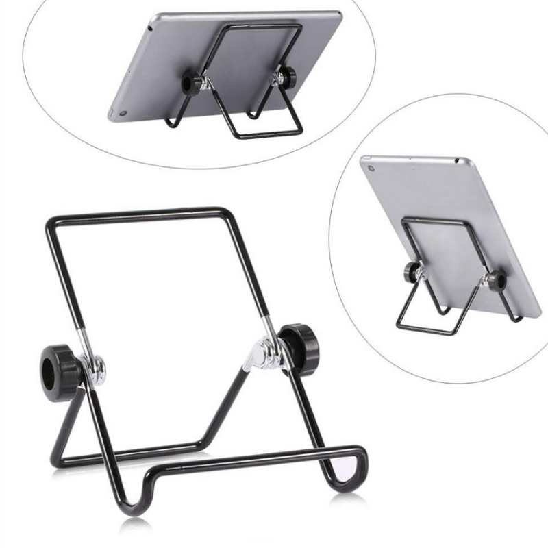 Giá Đỡ Điện Thoại, Máy Tính Bảng Khung Sắt Gấp Gọn, Chất Liệu Kim Loại Cao Cấp Chống Gỉ, Bên Ngoài Giá Được Bọc Lới Nhựa