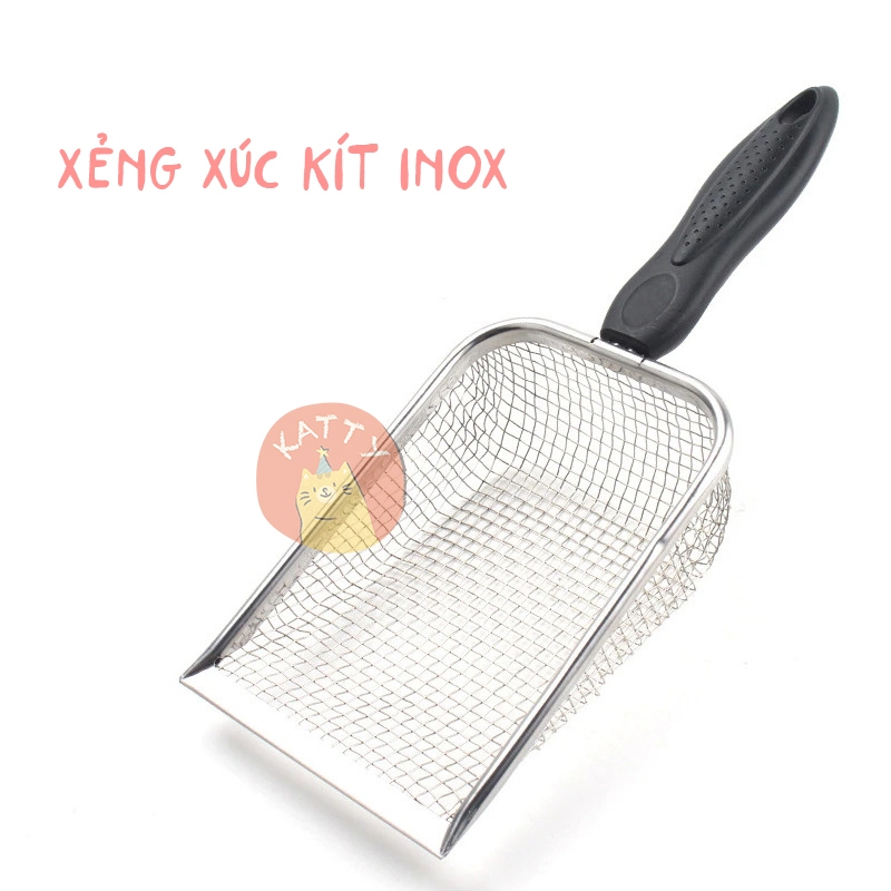 Xẻng xúc cát vệ sinh cho mèo bằng kim loại tiện lợi