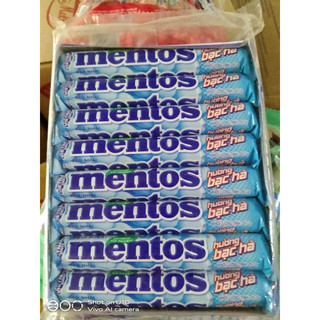 Kẹo Mentos Bạc Hà thỏi 29,7g