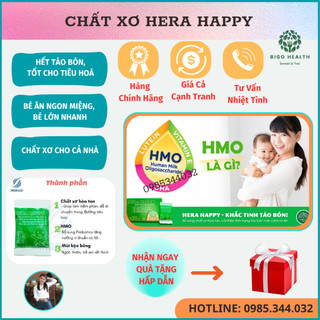 Chất Xơ Hera Happy. Hết Táo Bón. Tốt Cho Tiêu Hoá. Cung Cấp Chất Xơ Cho Cả Nhà. Bé Khoẻ Ăn Ngon