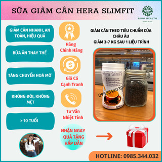 Sữa Giảm Cân Hera Slimfit 500 gr- SÁT THỦ TIÊU DIỆT MỠ THỪA. Giảm Mỡ Bụng. Giảm Cân. Giảm Mỡ Bụng