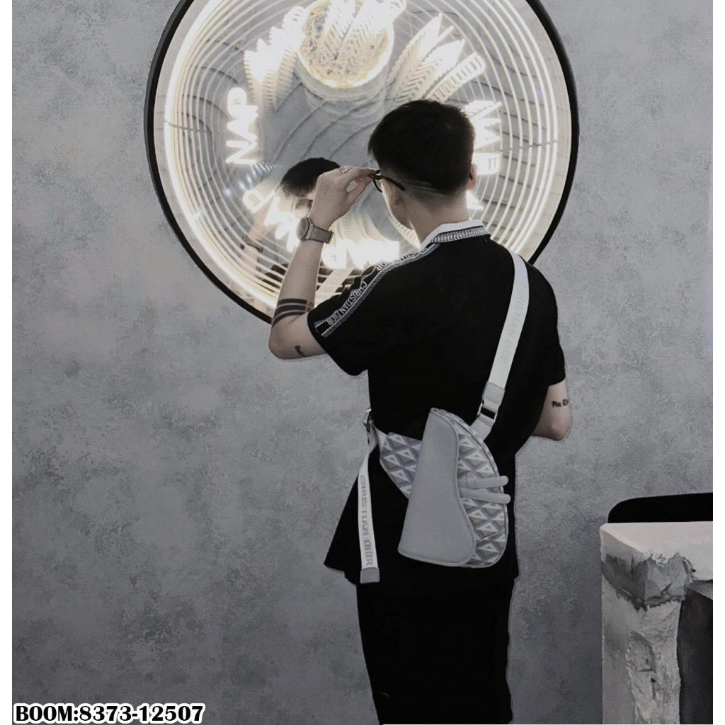 🔥Hot🔥Áo polo Dior phối cổ thêu vai thiết kế hot trend Nam nữ New 2023