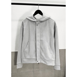Light Grey Knit Hoodie