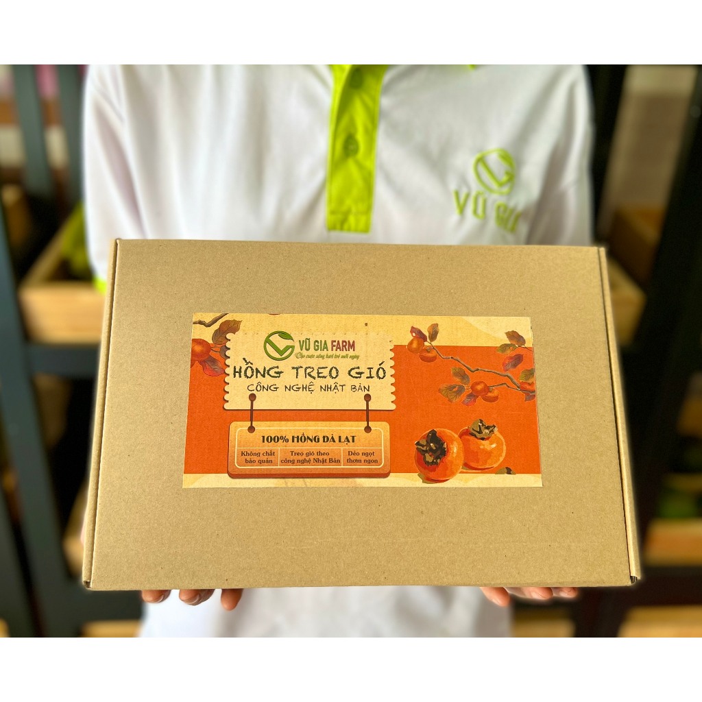 VG FARM Hồng Treo Gió Kem Vip  Đà Lạt - đặc sản mùa thu Đà Lạt