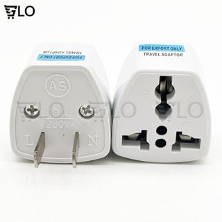  Ổ Chuyển Đổi Phích Từ 3 Chấu Thành 2 Chấu,Cục Rắc Chuyển Đổi Đầu Cắm Điện 3 Chân Sang 2 Chân Nhựa Cao Cấp Hỗ Trợ 10A 