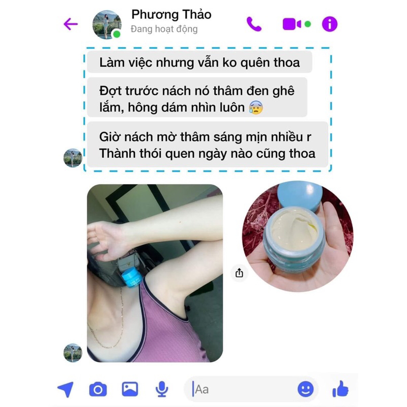 Kem nách Gluta Milk