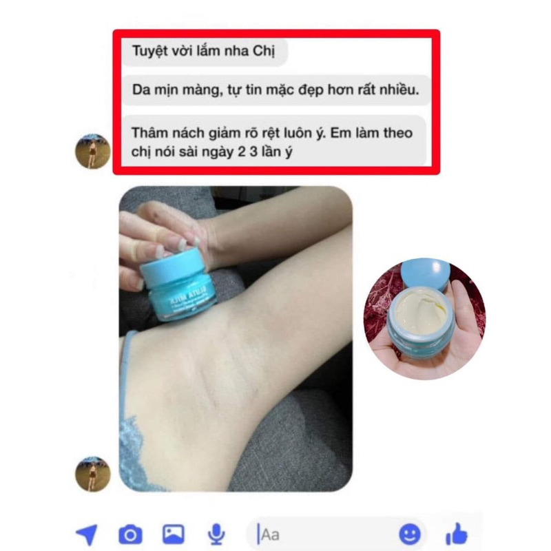 Kem nách Gluta Milk