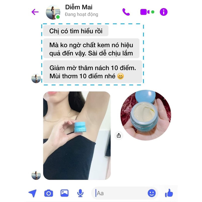 Kem nách Gluta Milk