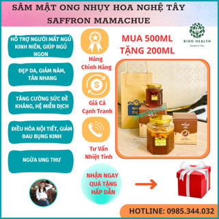 Sâm Mật Ong Nhuỵ Hoa Nghệ Tây Saffron. Đẹp da. Giúp ngủ ngon. Tăng Cường Trí Nhớ. Mờ Thâm Nám
