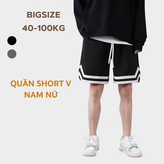 40-100kg Quần Nam Nữ Short-V nam nữ thời trang Sói Store bigsize
