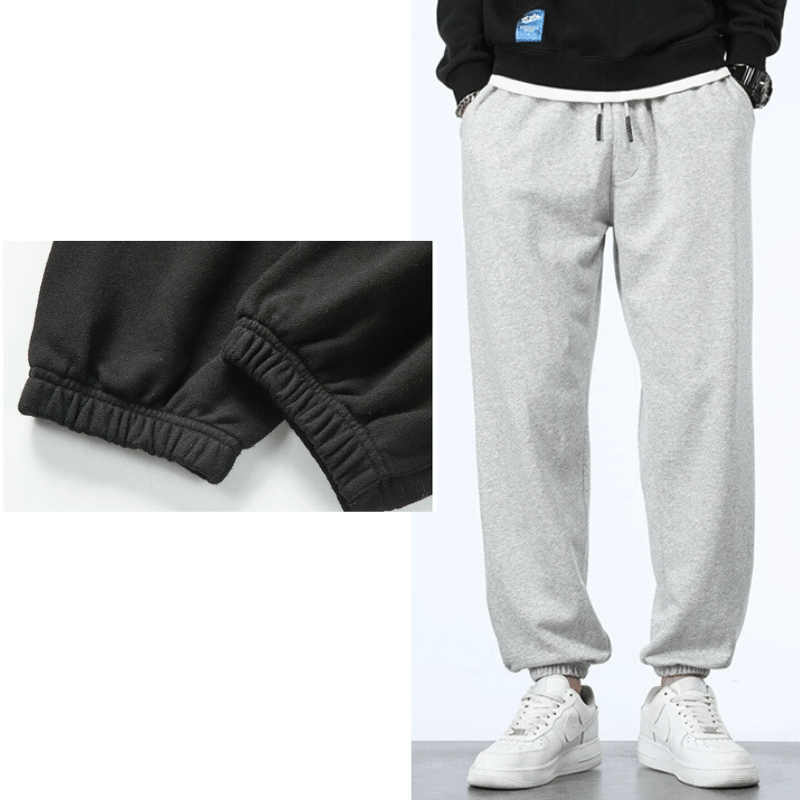 40-100kg Quần jogger nam nữ thun da cá/nỉ bigsize thể thao/gym