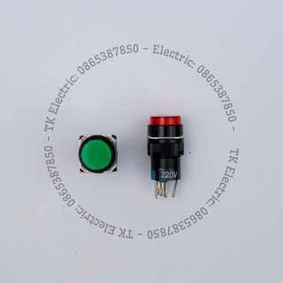 Nút nhấn IDEC có đèn phi 16- nhấn nhả
