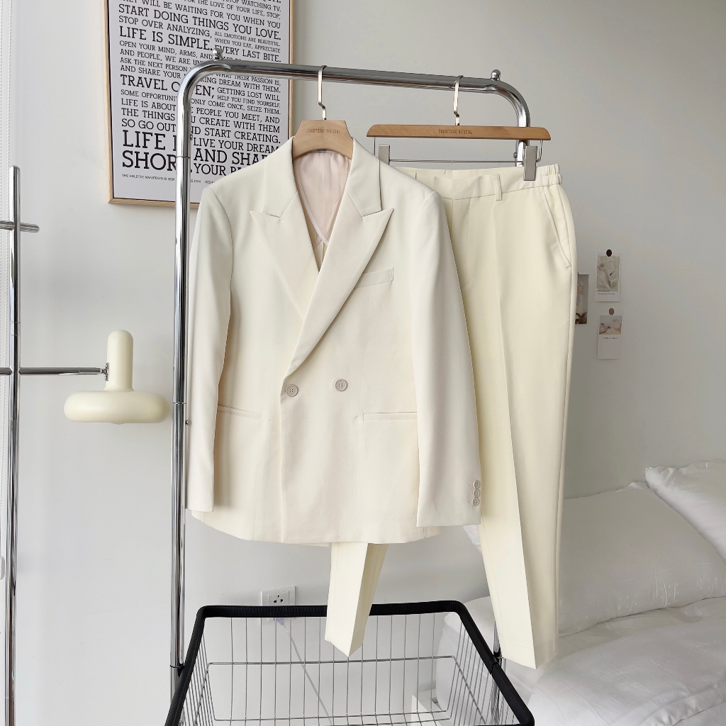 BỘ BLAZER HAI NÚT- CHUOTCONG 2531