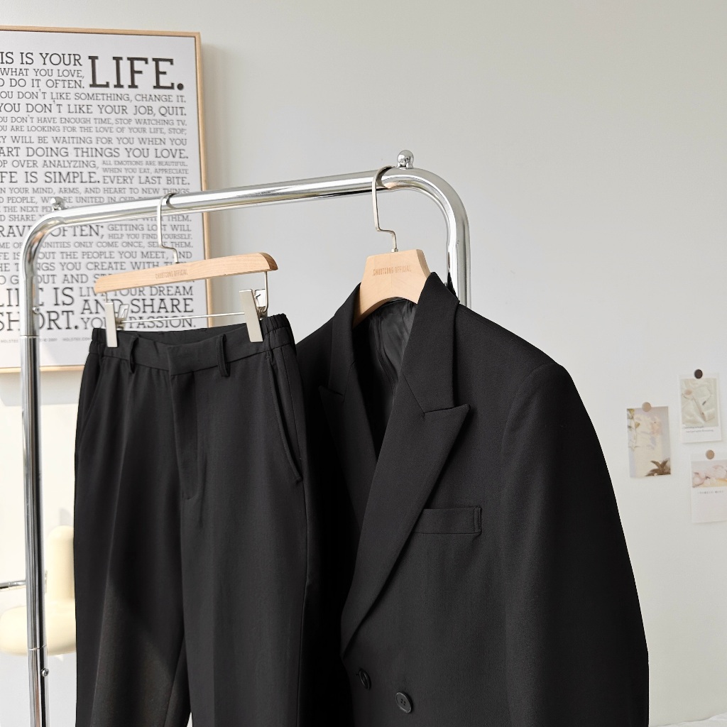 BỘ BLAZER HAI NÚT- CHUOTCONG 2531
