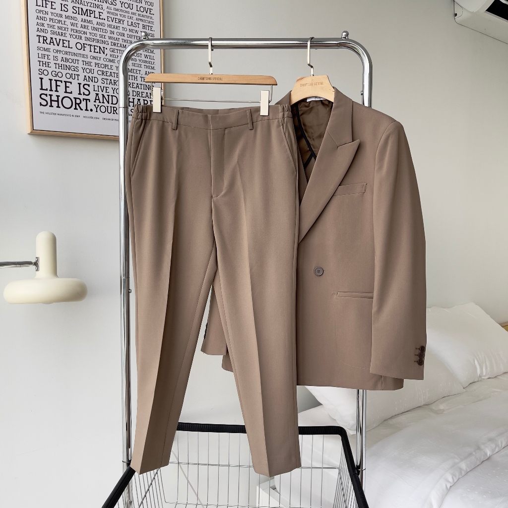 BỘ BLAZER HAI NÚT- CHUOTCONG 2531
