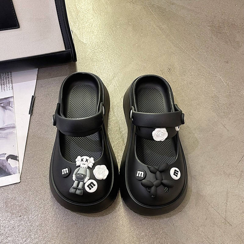 Dép sục cross nữ mary jane sticker sanrio dễ thương nhựa EVA bền đẹp nhẹ êm chân 3Fashion - 3267