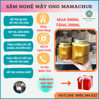 Sâm Nghệ Mật Ong Mamachue. Mua 500ml Tặng 200ml. Hỗ Trợ Dạ Dày. Tăng cường Sức Đề Kháng.Đẹp Da