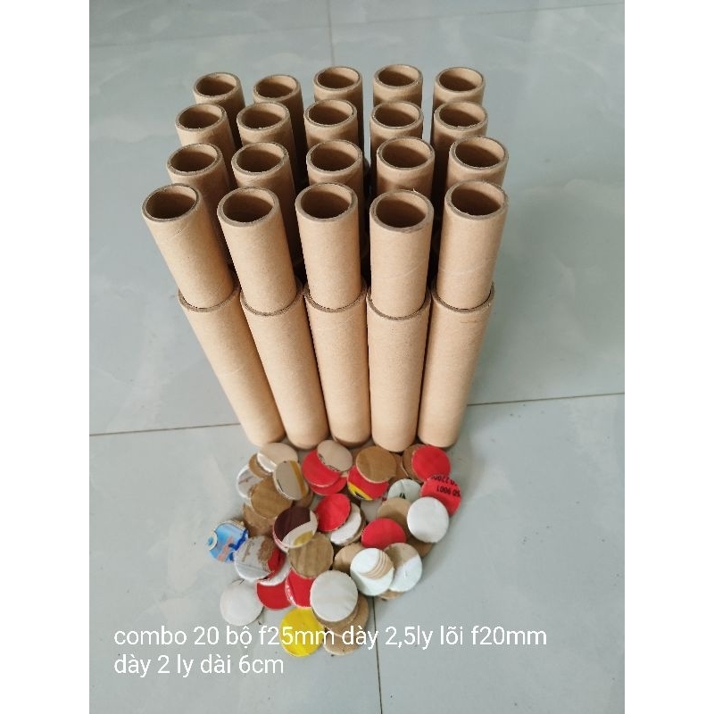 Combo 20 bộ f25mm lõi 20mm